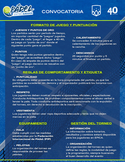Pádel entre amigos