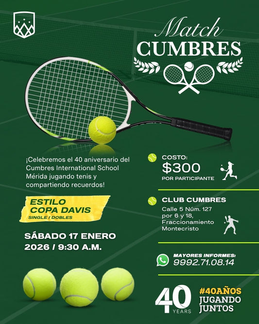 Match Cumbres – Estilo Copa Davis